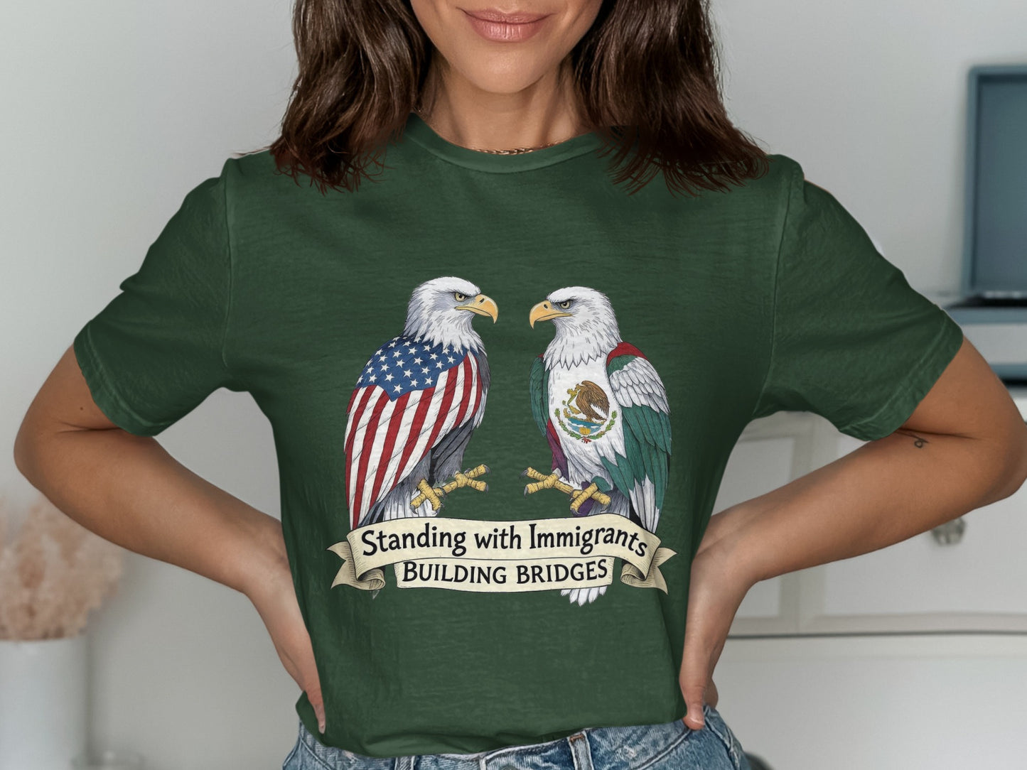 Standing with Immigrants Building Bridges product type
