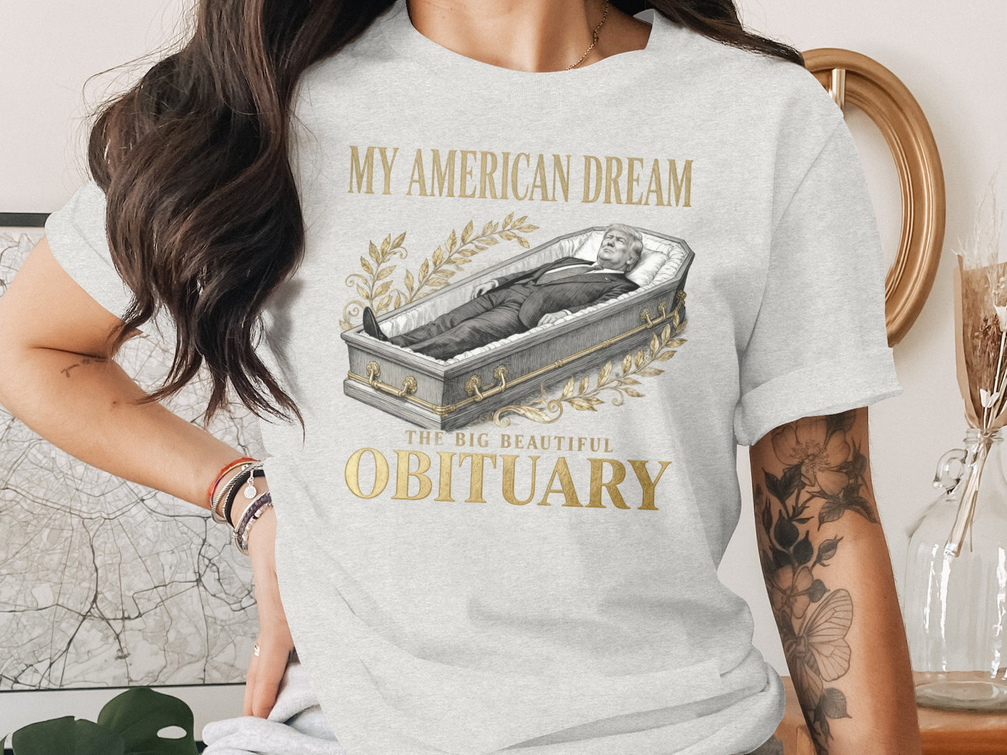Trump Coffin My American Dream The Big Beautiful Obituary product type