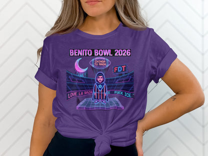 Benito Bowl 2026 Love La Raza Fuck Ice FDT Shirt