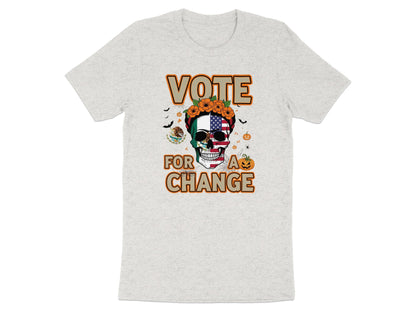 Vote For A Change Halloween Skull T-shirt product