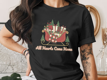 All Hearts Come Home Christmas Tee