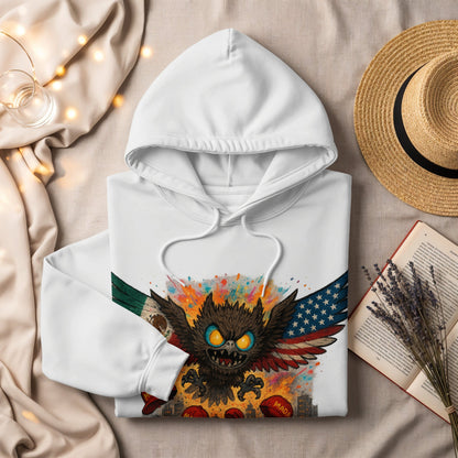 Fierce Eagle Design Hoodie with Bold Graphic product