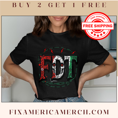 FDT Graphic T-Shirt with Bold Patriotic Design product