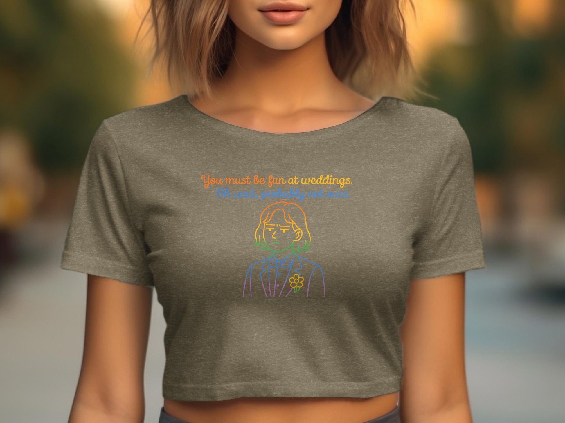 You Must Be Fun At Weddings Funny Graphic Tee product