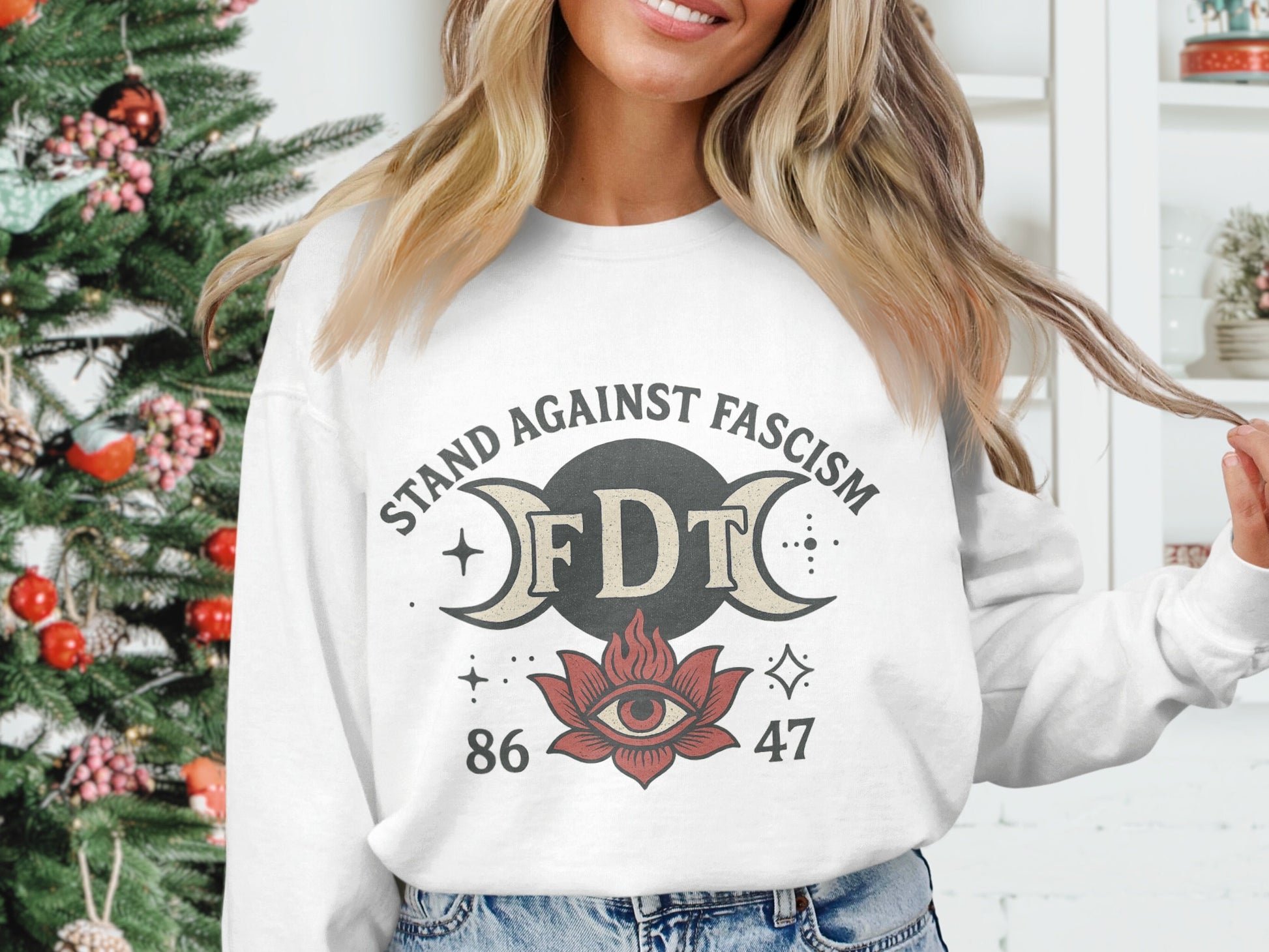 Stand Against Fascism FDT Design Sweatshirt product