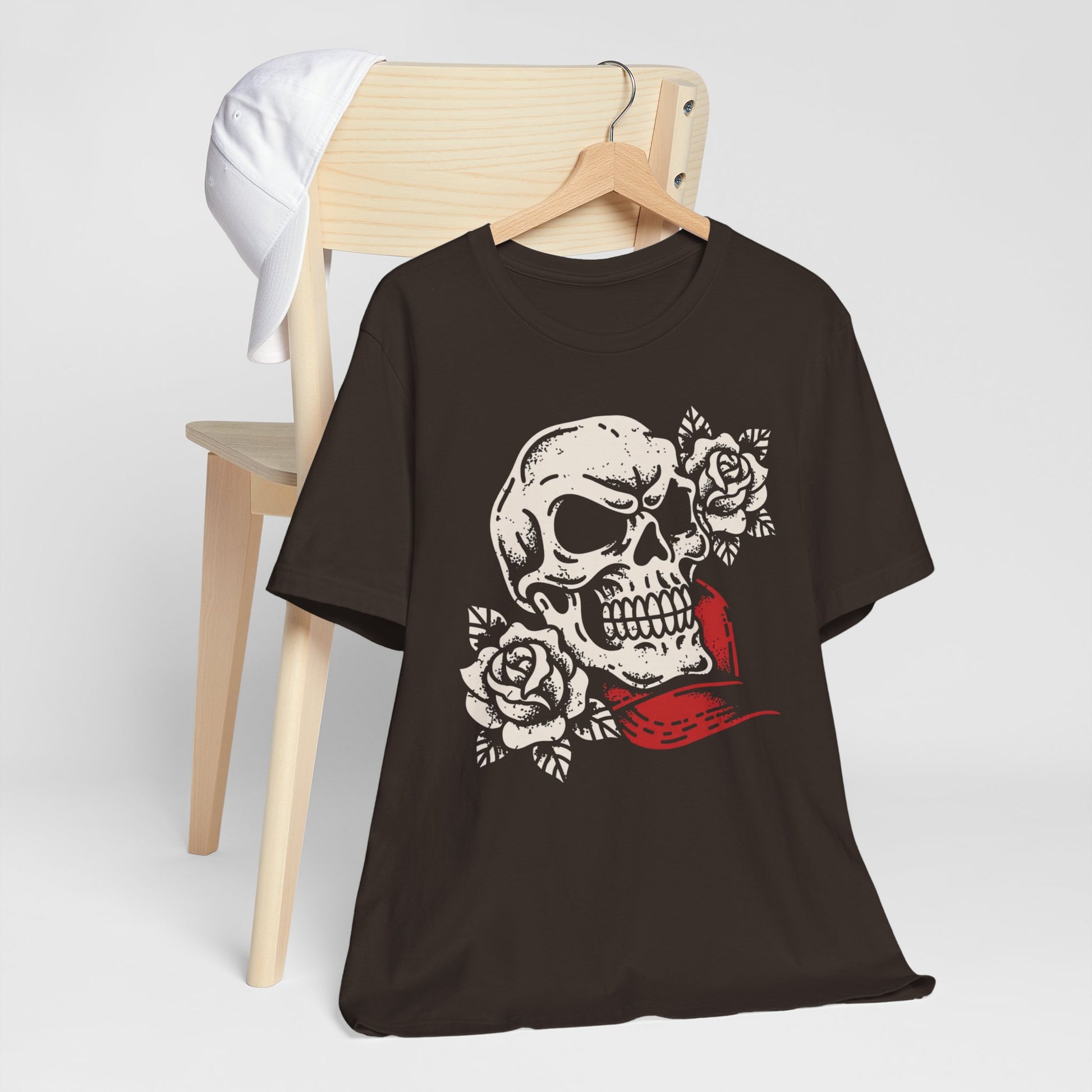 Dark Skull Roses Red Banner Design product type