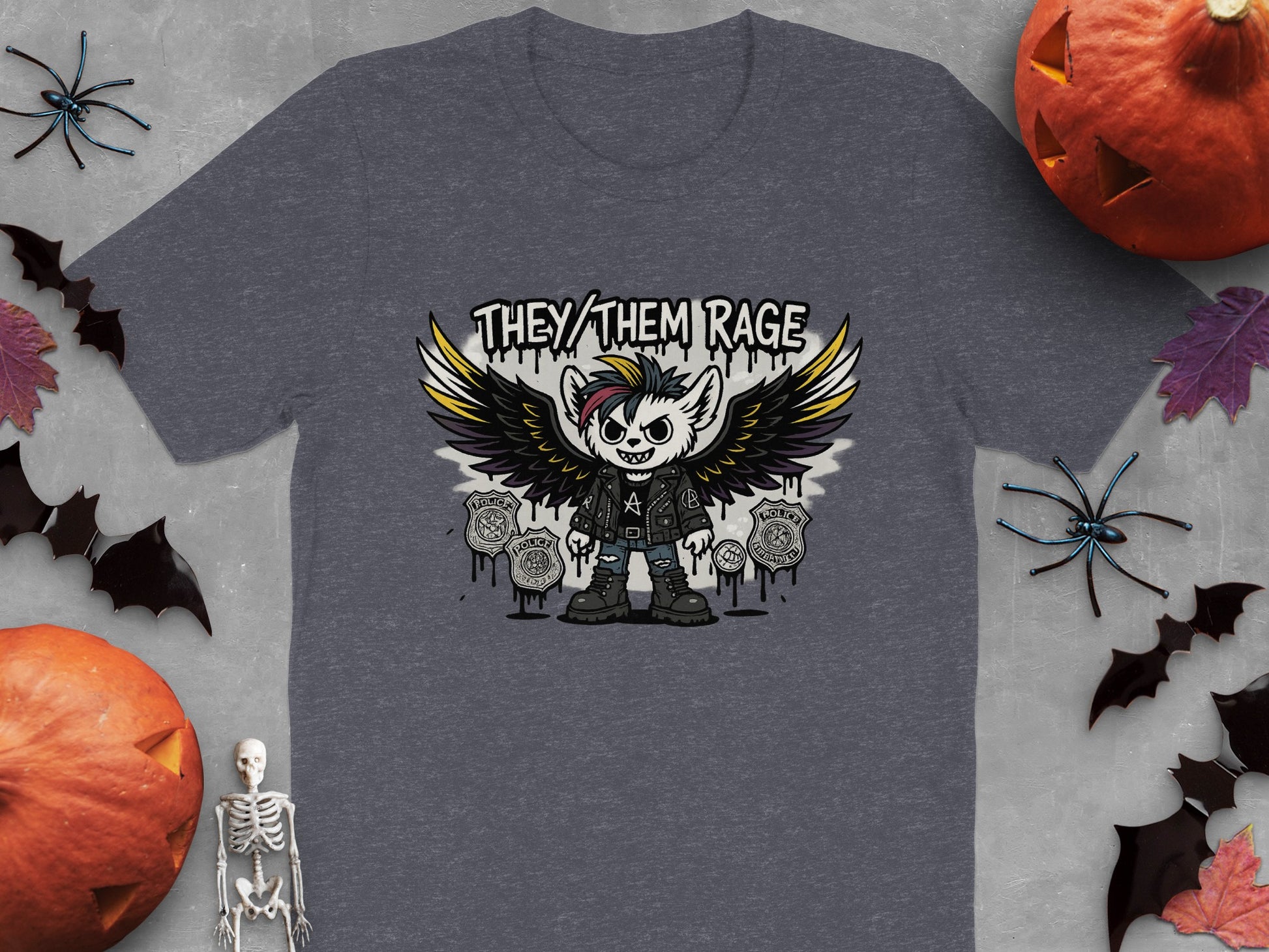 They Them Rage Graphic Print T-shirt product type