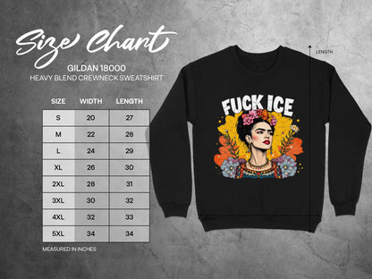 Bold Frida Fuck Ice Graphic Sweatshirt