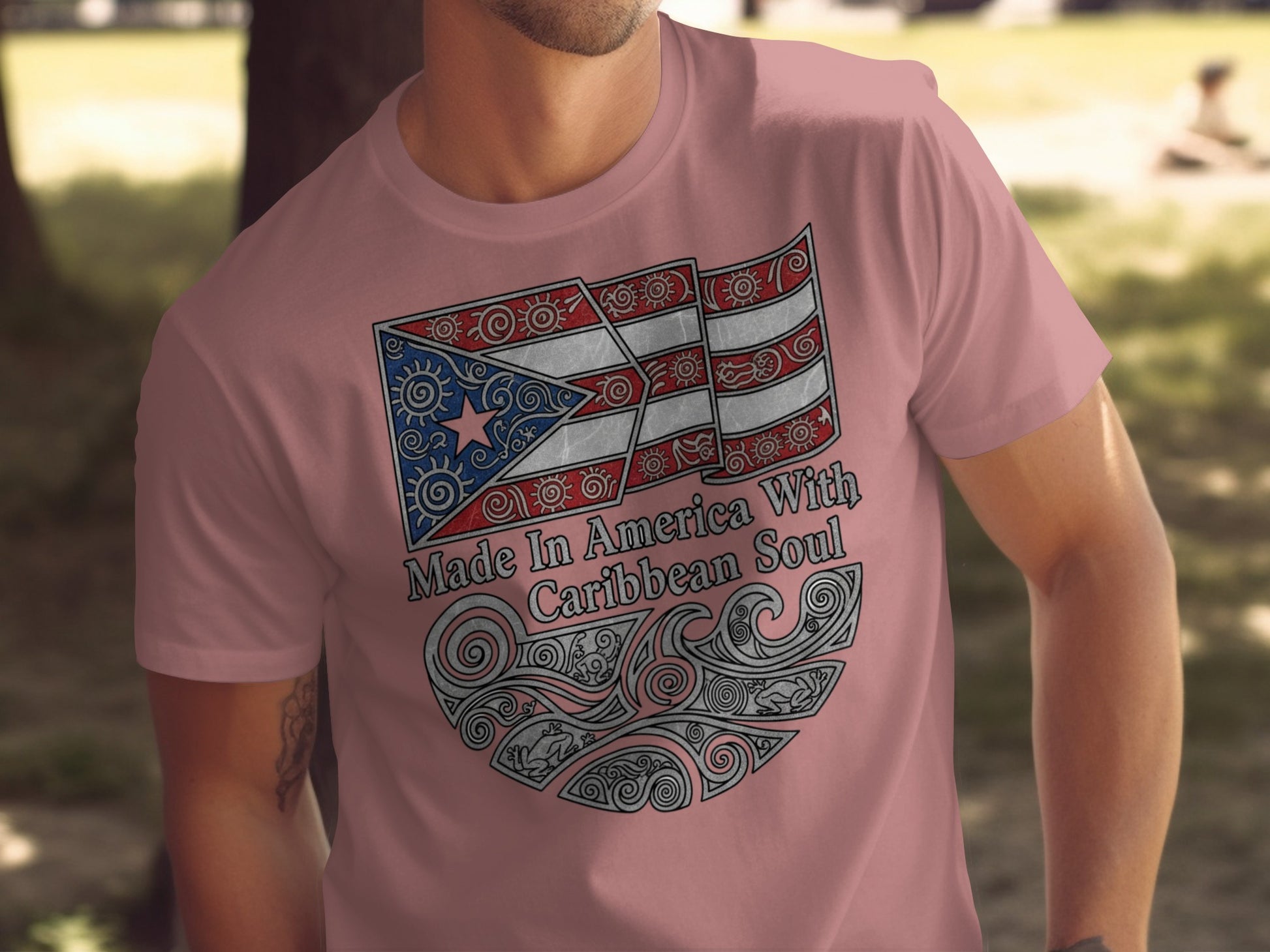 Made In America With Caribbean Soul T-Shirt