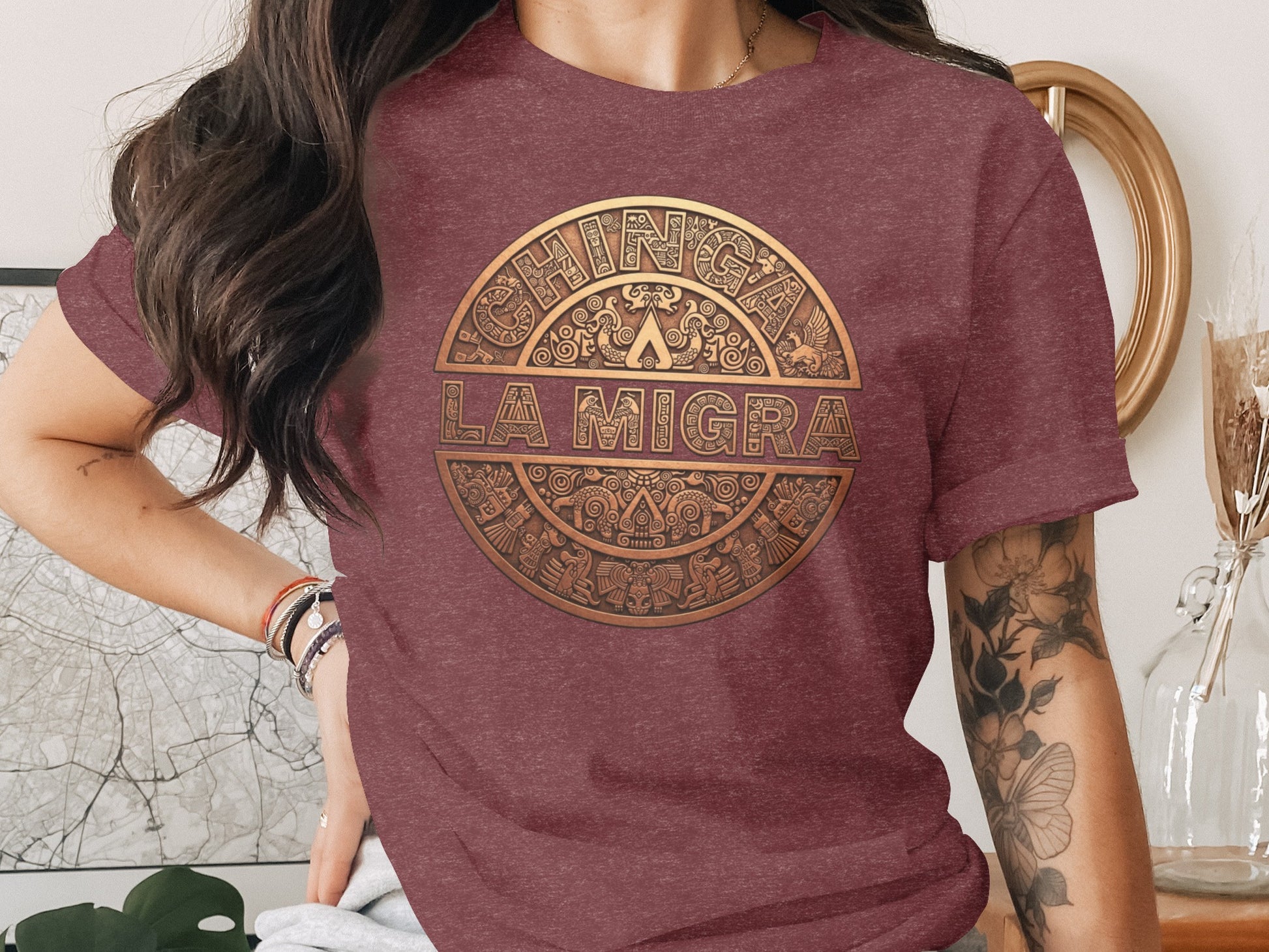 Chinga La Migra Graphic Printed T-Shirt product