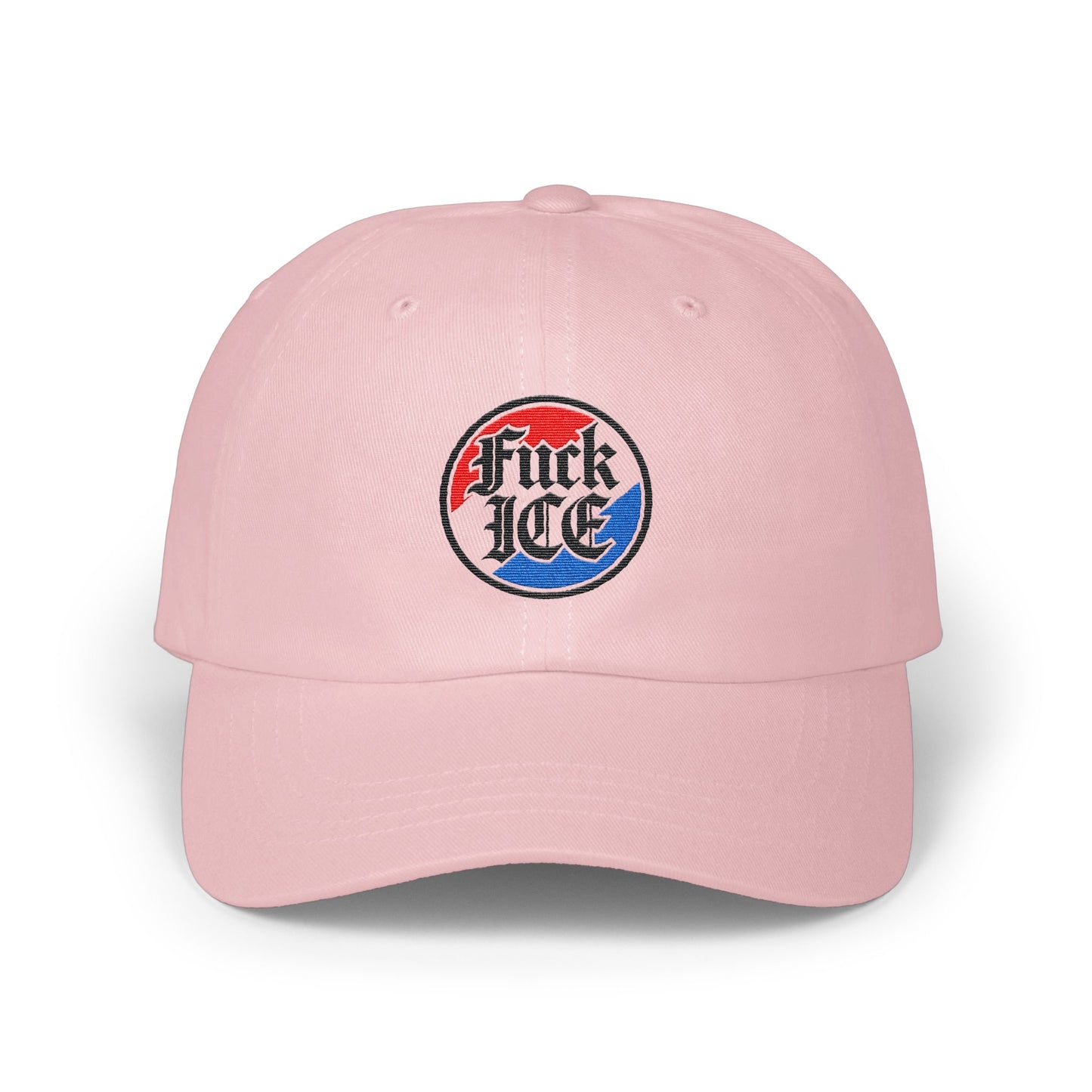 Stylish Pink Hat with Unique Embroidered Design Hat Product