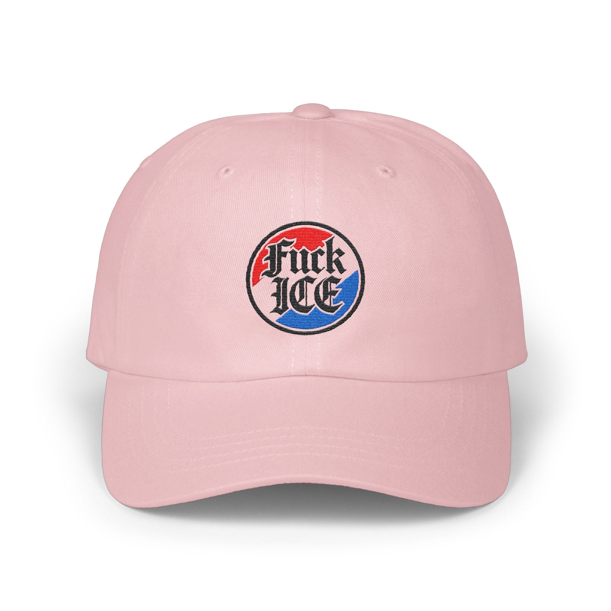 Stylish Pink Hat with Unique Embroidered Design Hat Product