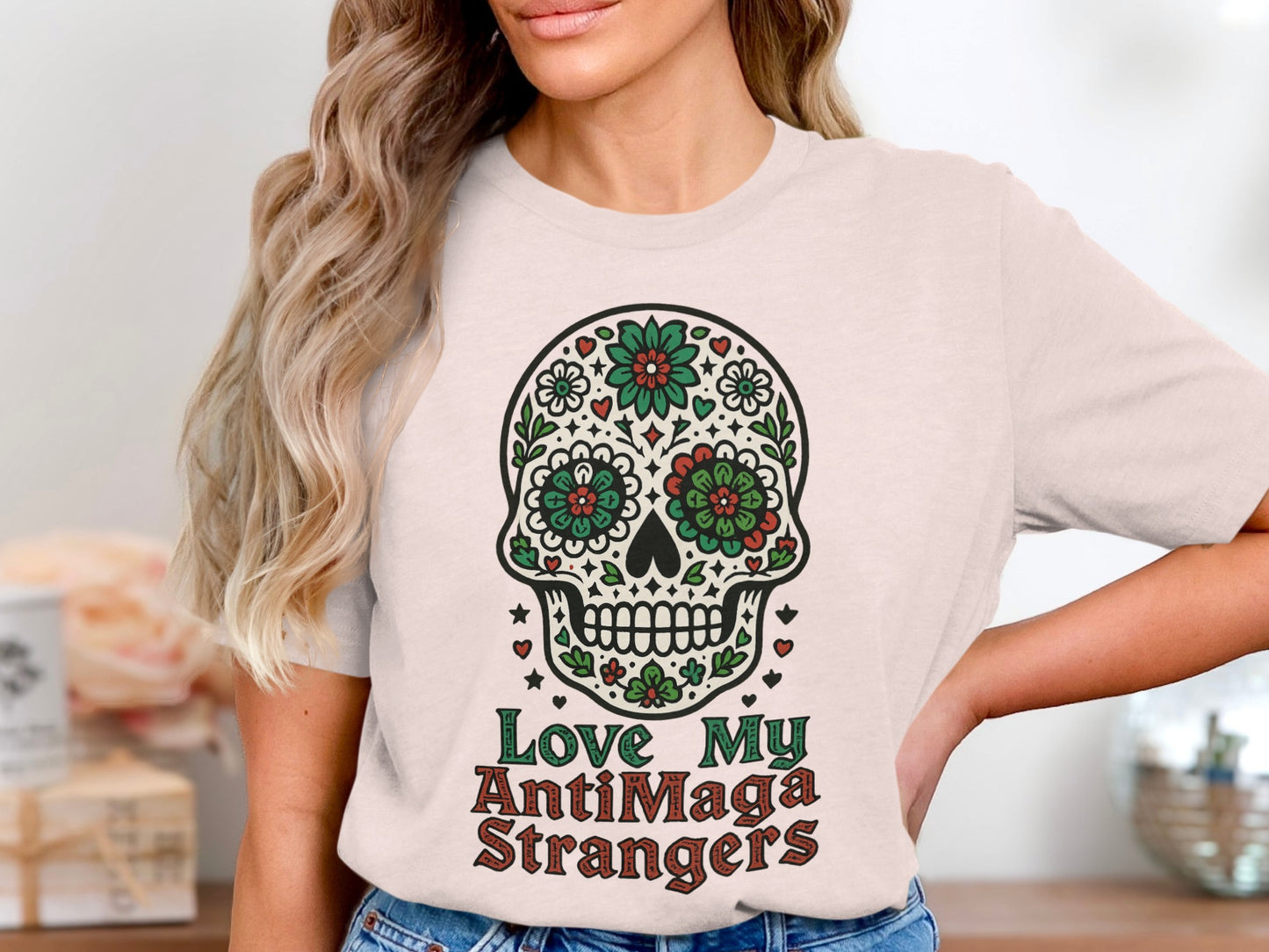 Love My AntiMaga Strangers Graphic Tee
