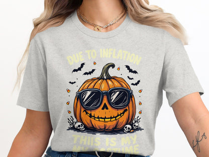 Due to Inflation Pumpkin Graphic T-shirt product
