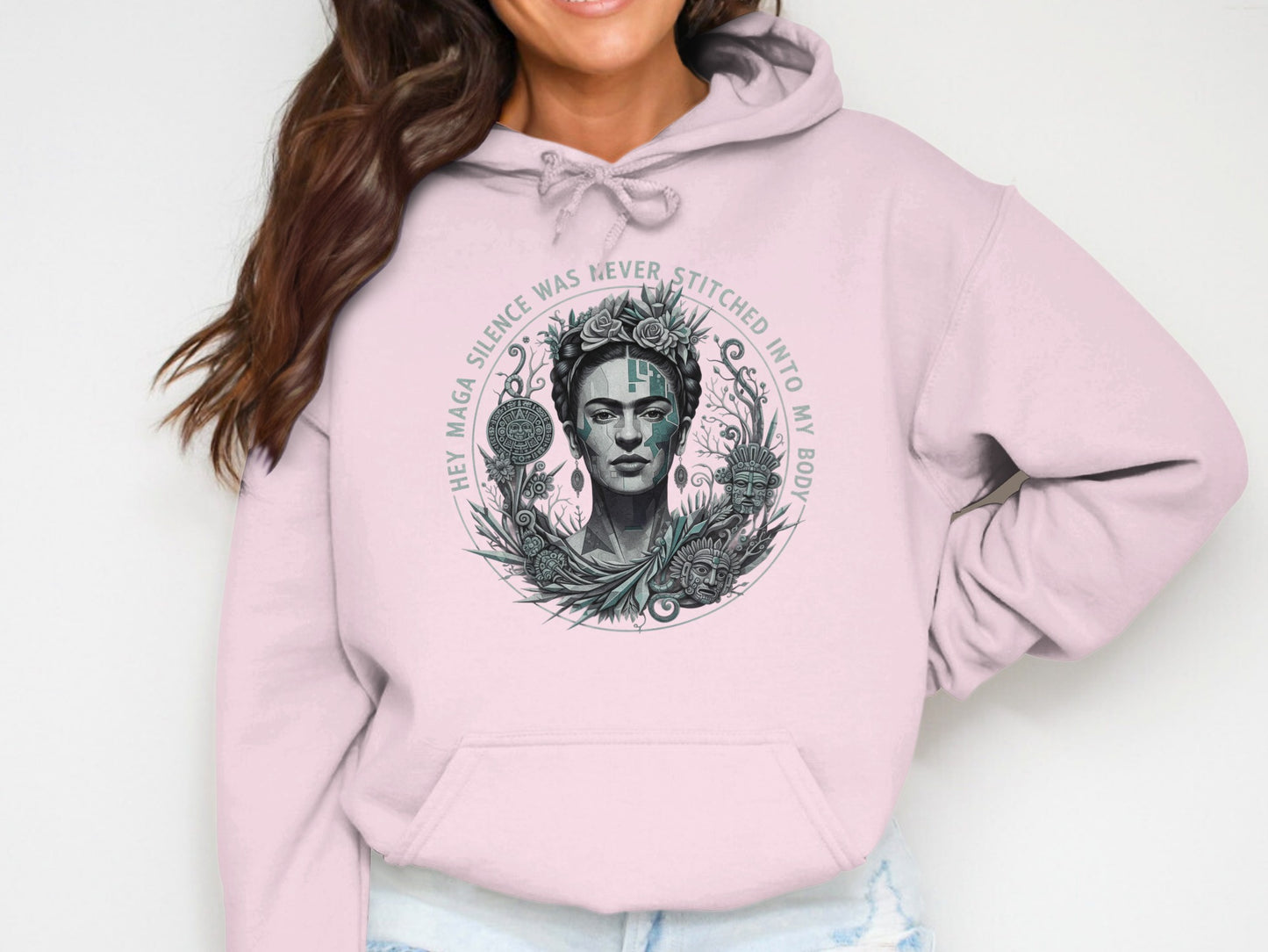 Frida Kahlo Hey Maga Silence Never Stitched Into My Body