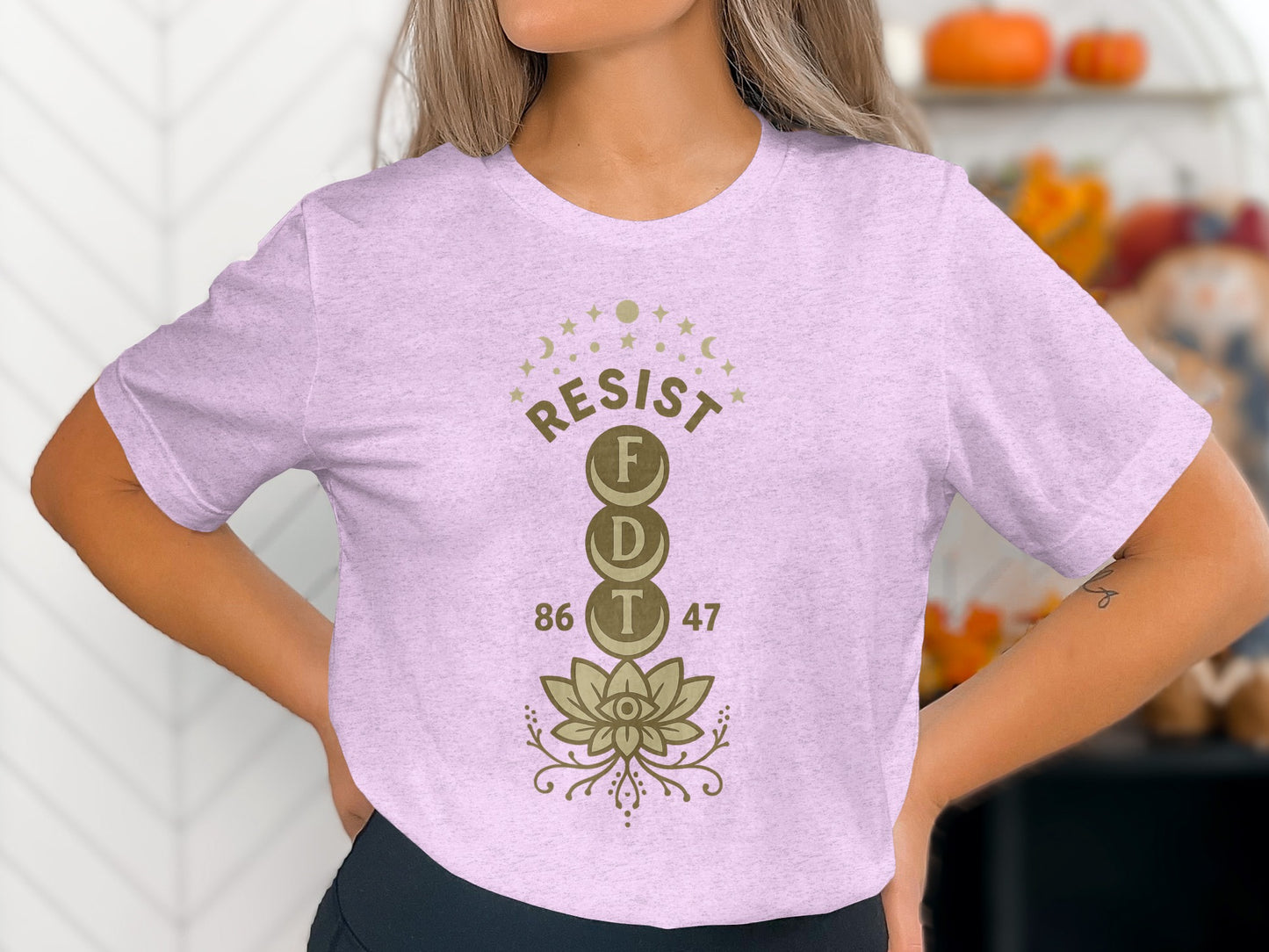 Resist FDT 86 47 with Floral Design Shirt