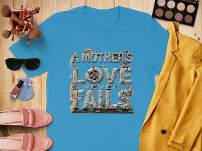 A Mother's Love Never Fails Inspirational T-shirt product