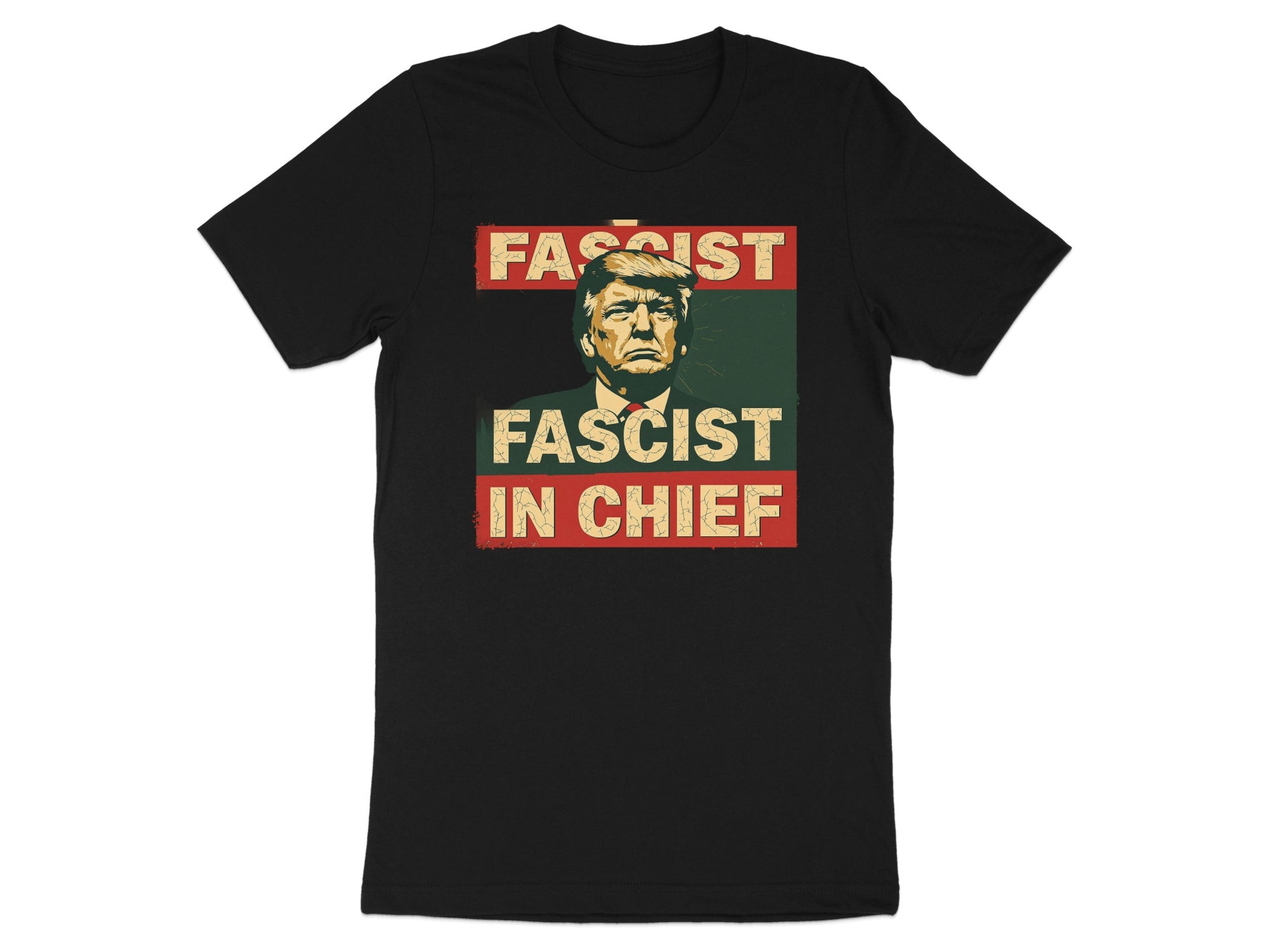 Fascist in Chief Graphic Teal Color T-shirt product