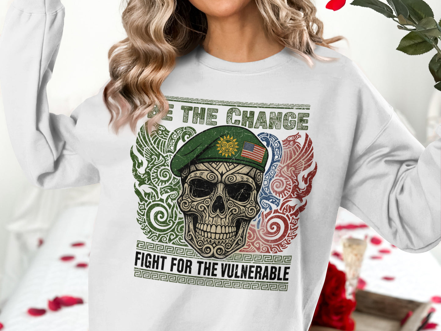 Be the Change Fight for the Vulnerable Skull Shirt
