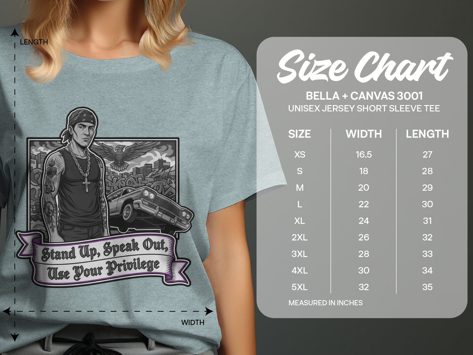 Stand Up Speak Out Use Your Privilege Tee