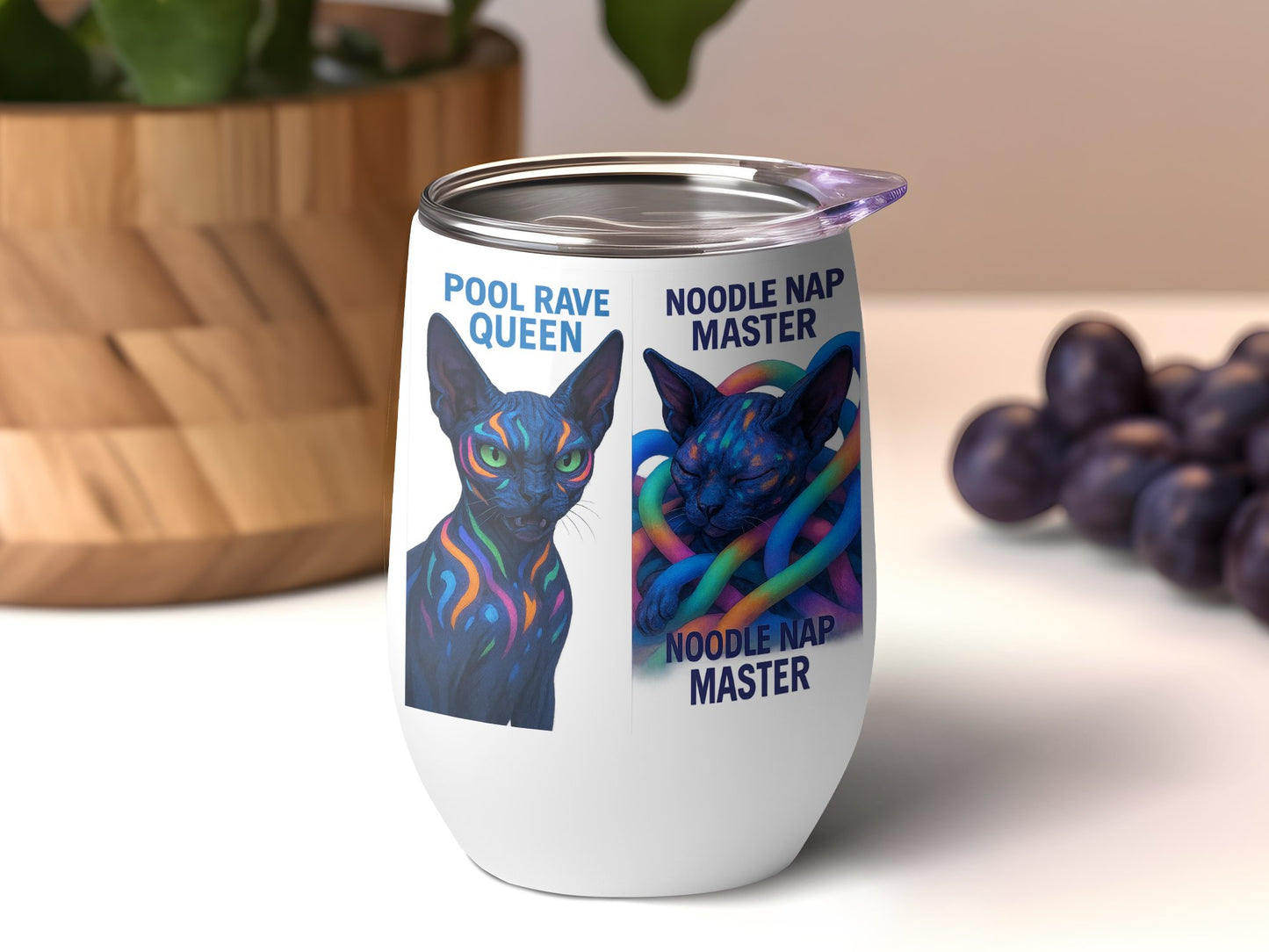 Pool Rave Queen and Noodle Nap Master Cat product