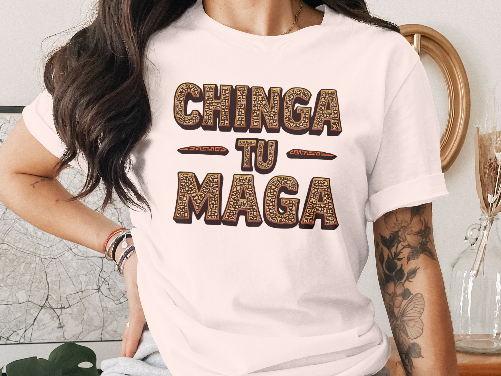 Chinga Tu Maga Graphic Short-Sleeve Shirt Product