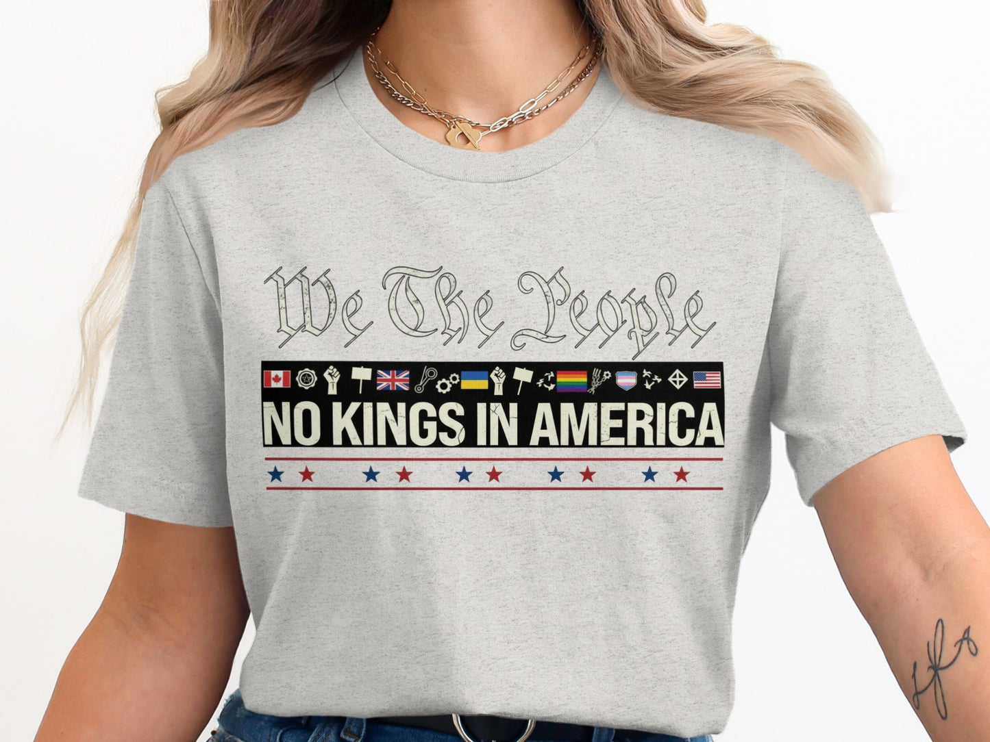 We The People No Kings In America T-shirt