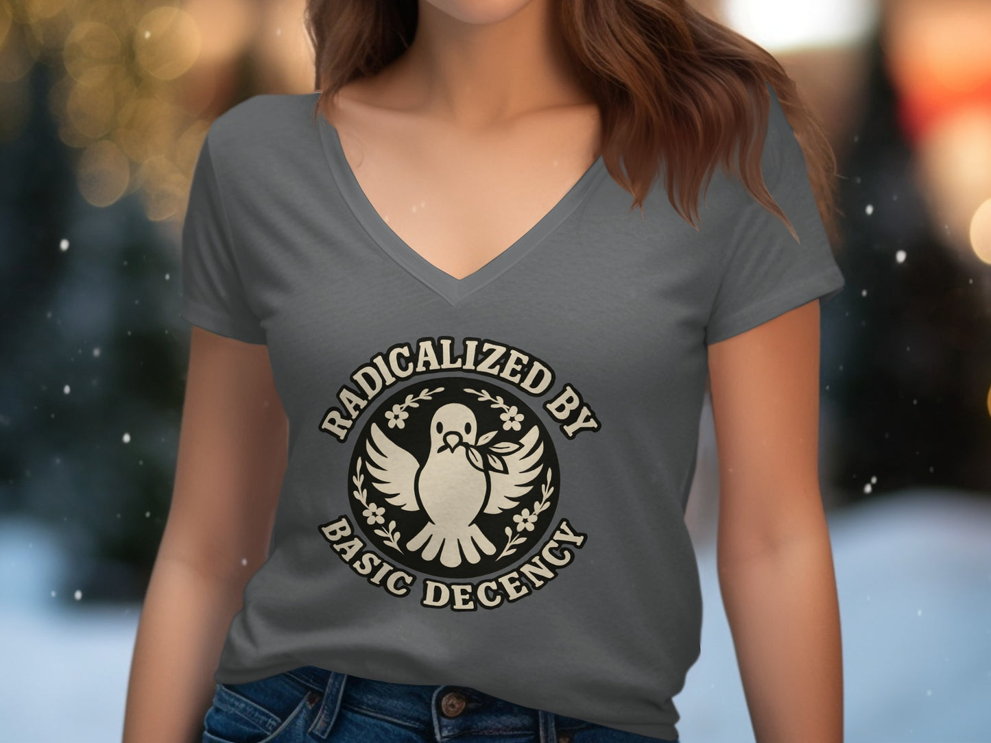 Radicalized By Basic Decency Graphic Tee product