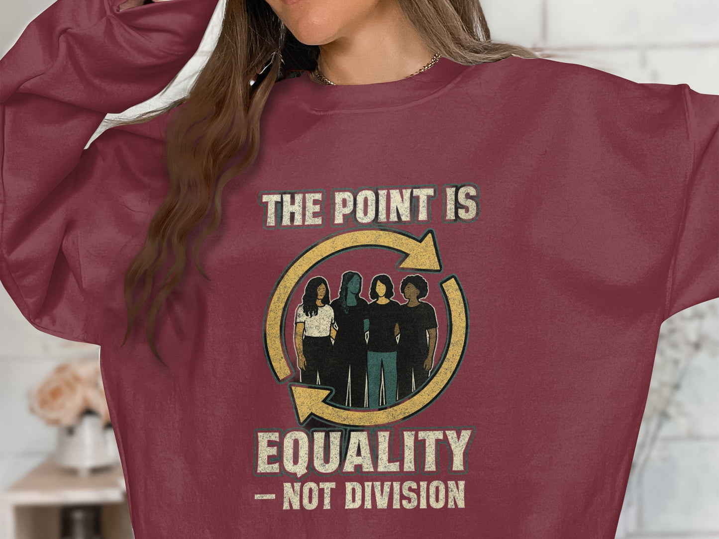 The Point Is Equality Not Division Shirt product type