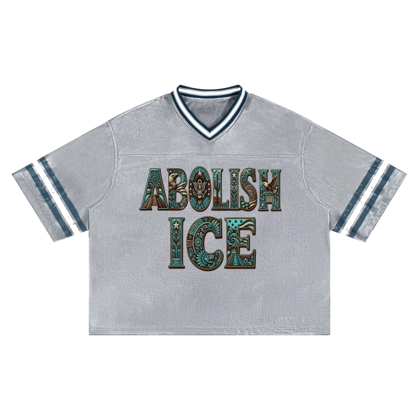 Unisex Boxy Striped Soccer Jersey