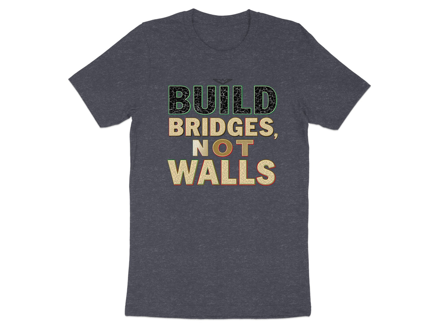 Build Bridges Not Walls Graphic Shirt product
