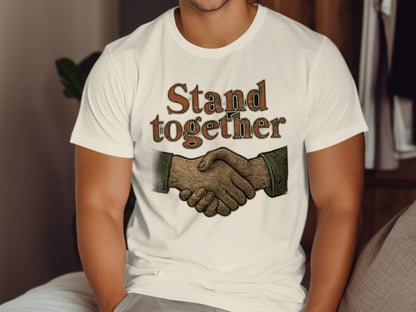 Stand together Handshake Graphic Tee product