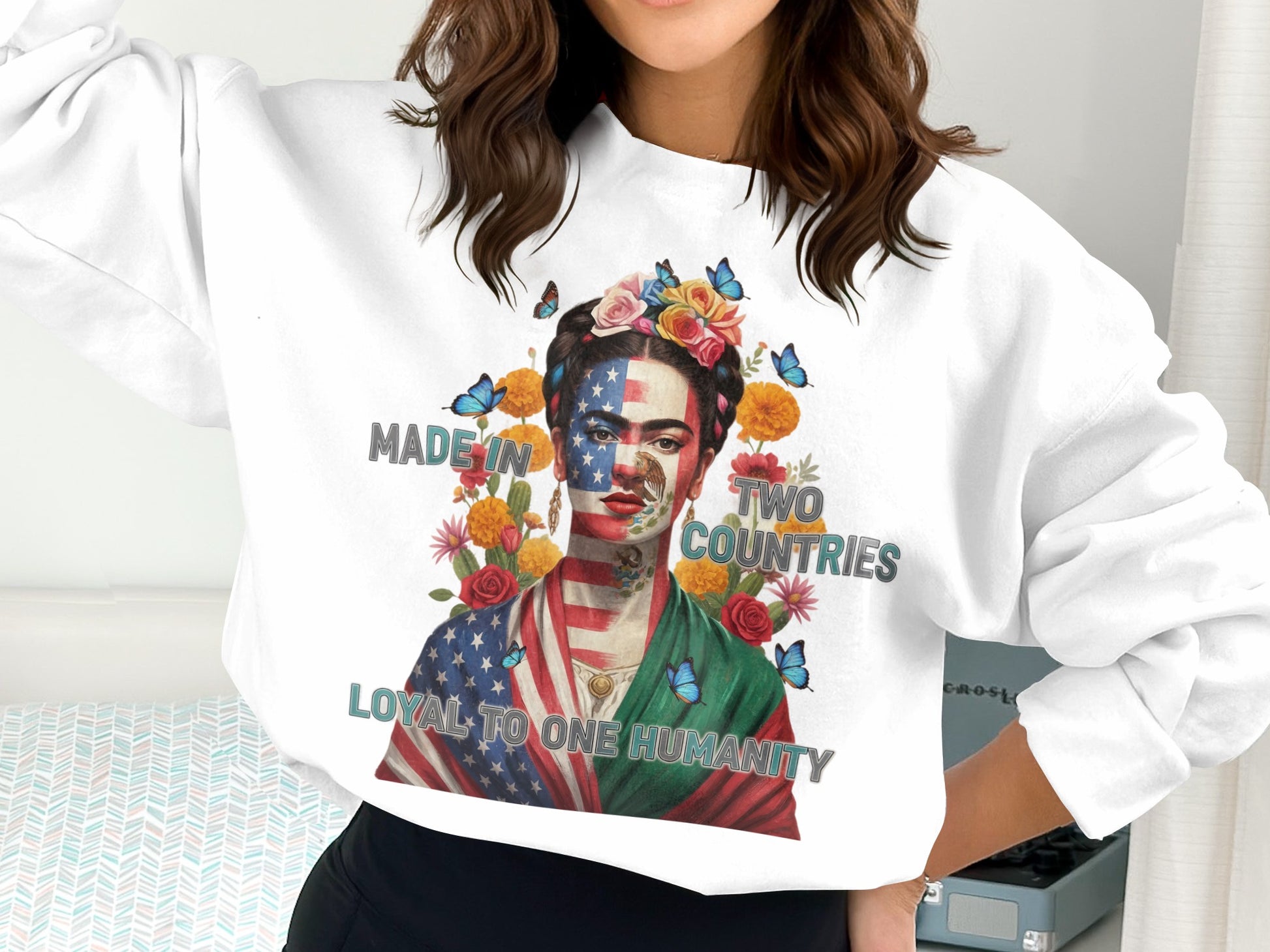 Made in Two Countries Loyal to One Humanity sweatshirt