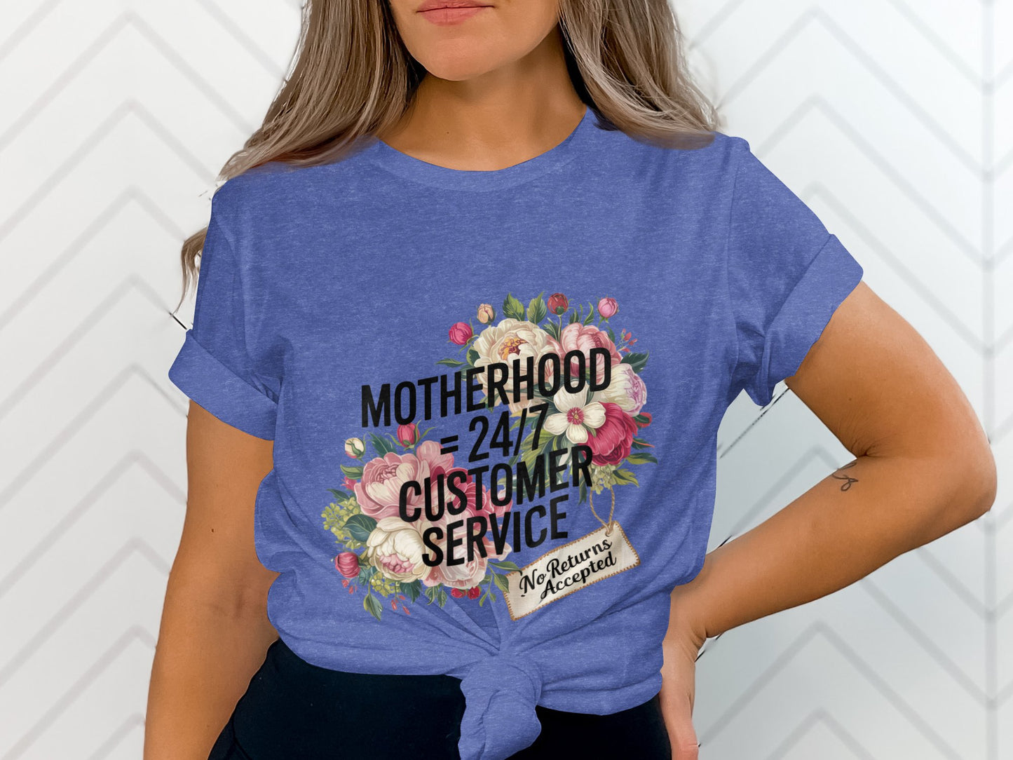 Motherhood 24/7 Customer Service Floral Print product