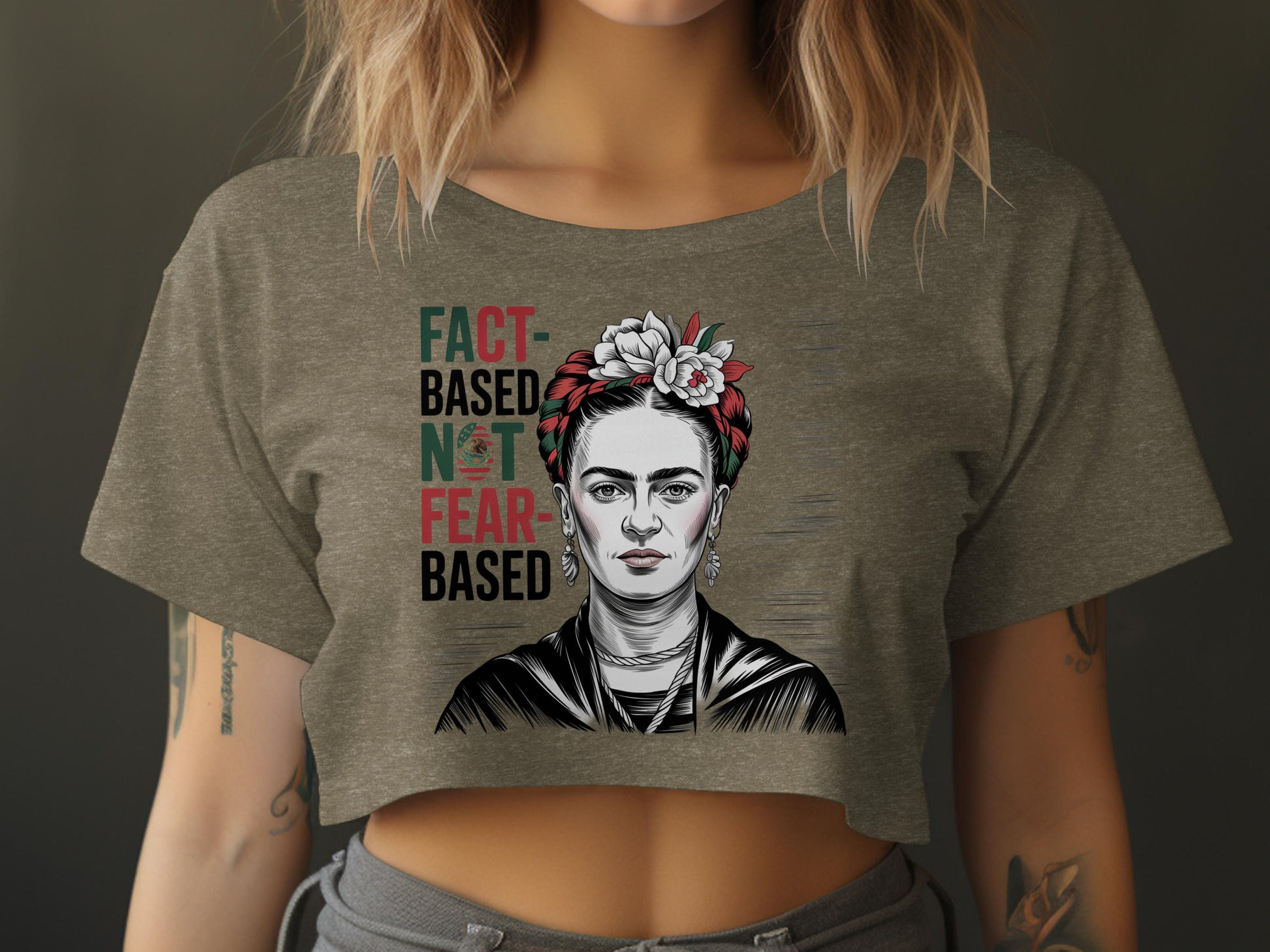 Fact Based Not Fear Based Graphic Tee product