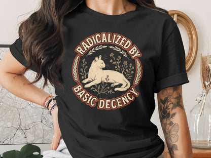 Radicalized by Basic Decency Graphic Tee product