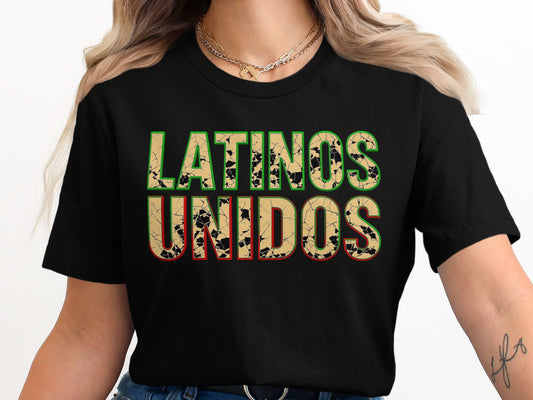 Latinos Unidos Graphic Printed Fashion T-Shirt product type