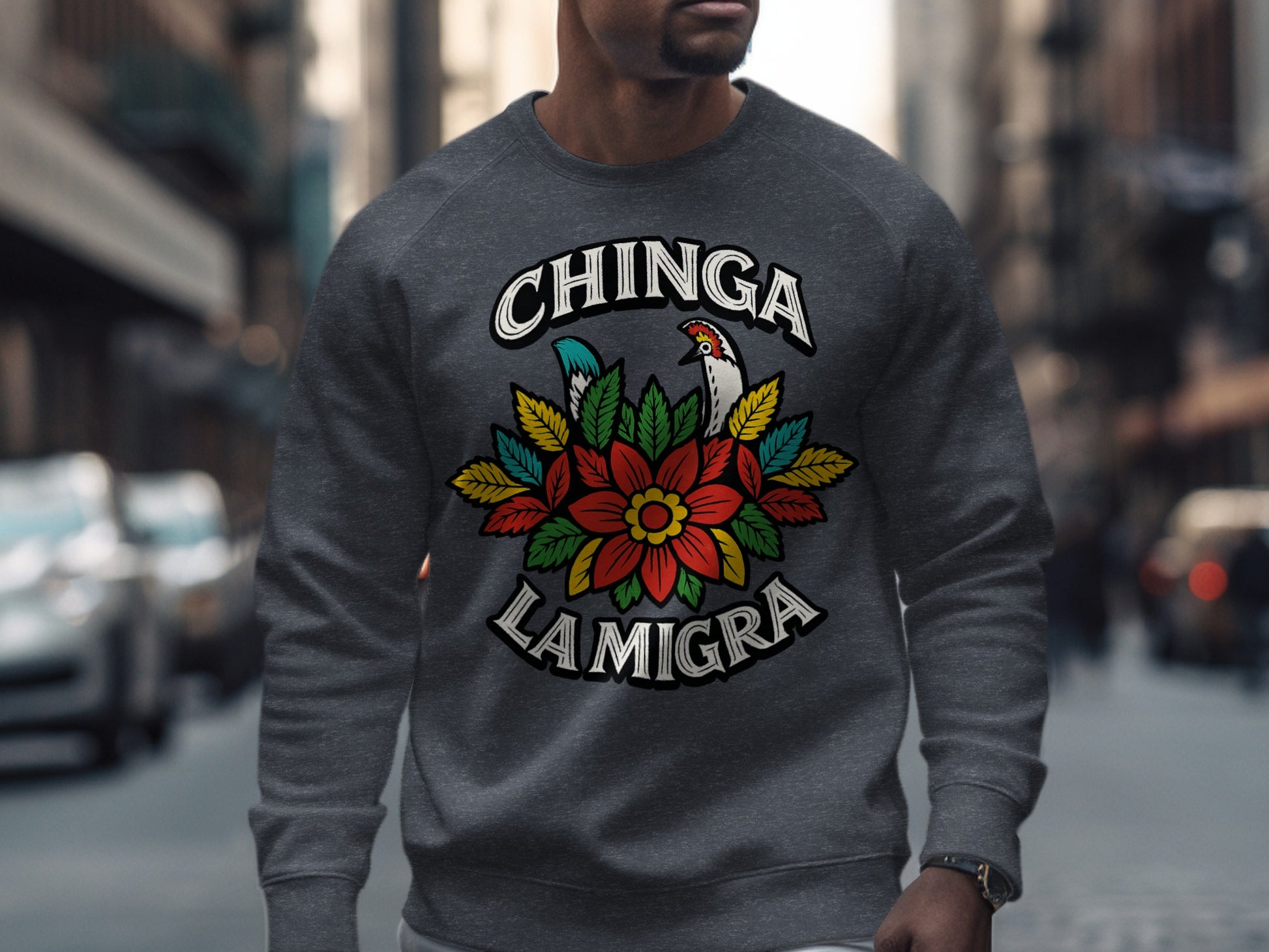Bold Statement Chinga Lamigra Graphic Sweatshirt product