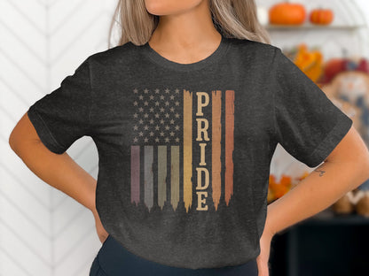 Vintage Pride American Flag Graphic Tee product type