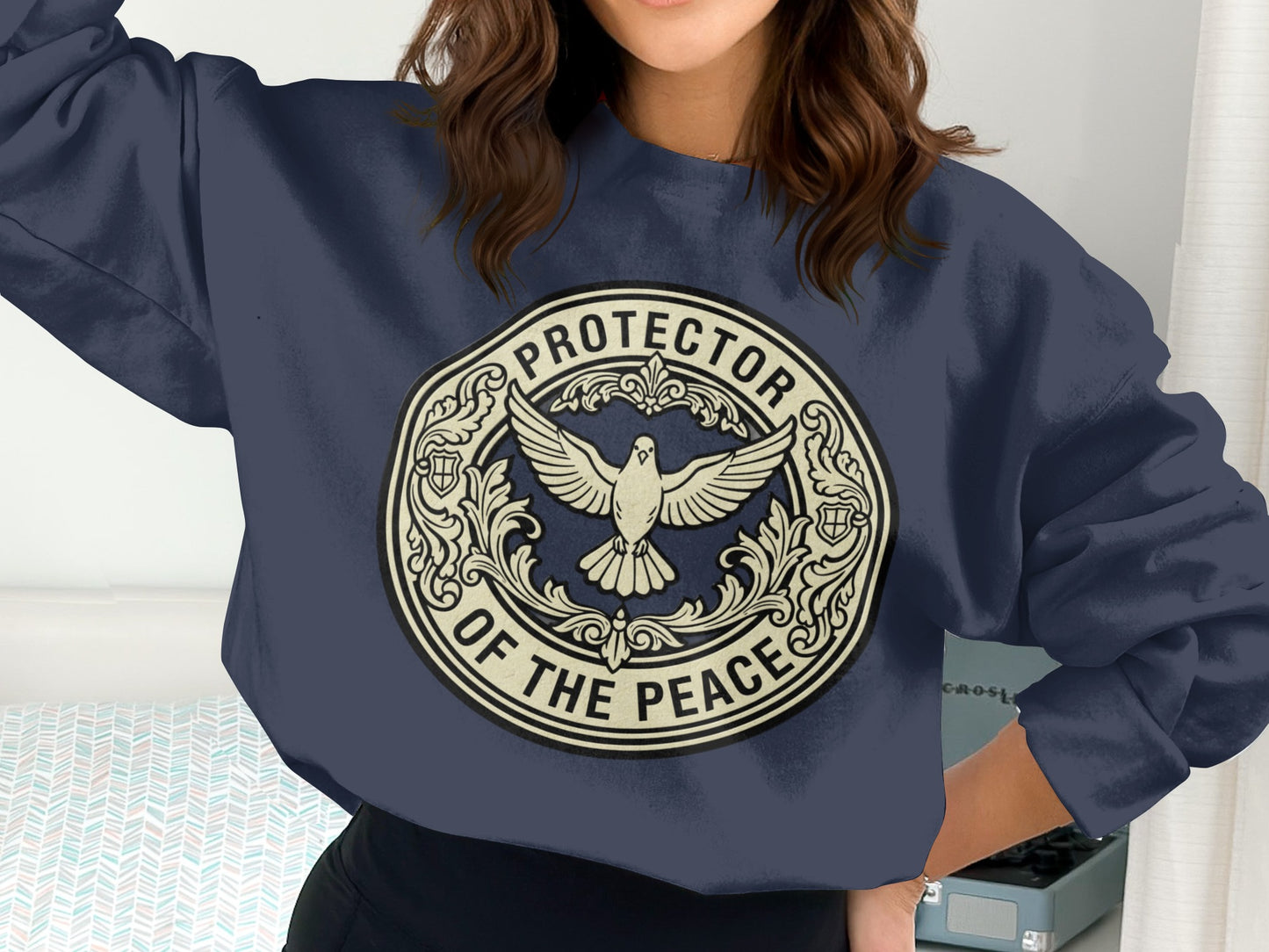 Protector of the Peace Graphic Sweatshirt