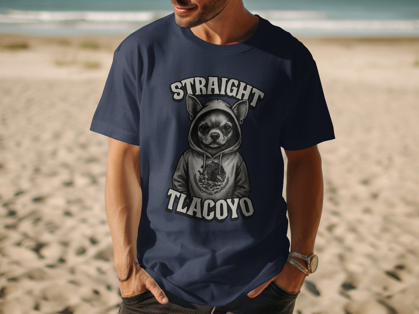 Straigh Tlacoyo Hoodie Dog Graphic Tee Shirt product