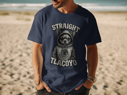 Straigh Tlacoyo Hoodie Dog Graphic Tee Shirt product