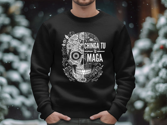 Chinga Tu Tu Maga Skull Design Men's Fashion Product