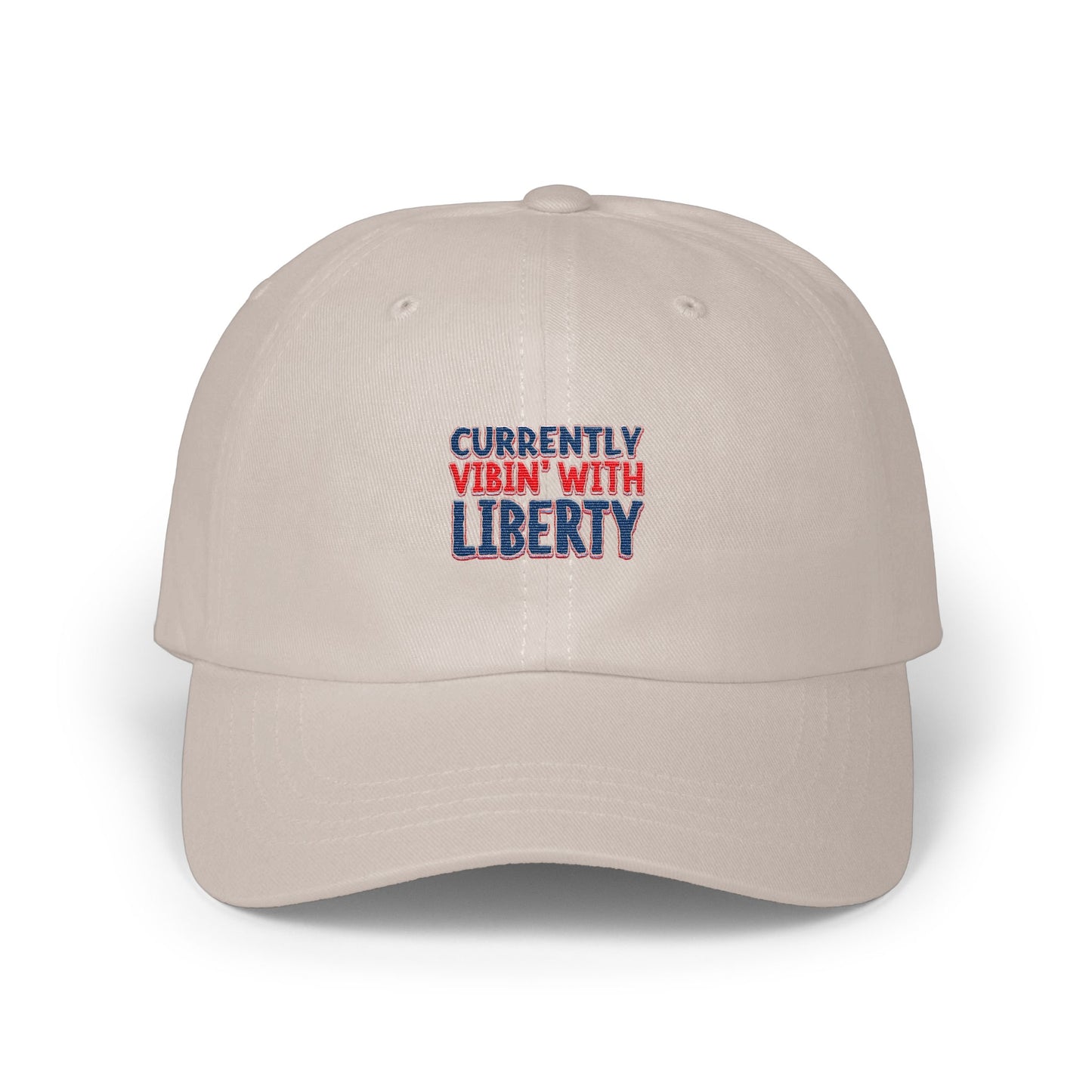 Currently Vibin' With Liberty Embroidered Cap product