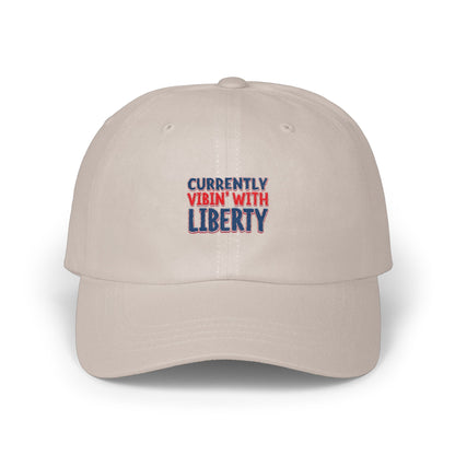 Currently Vibin' With Liberty Embroidered Cap product