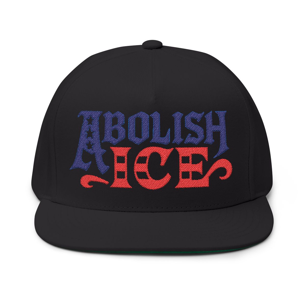 Abolish ICE Embroidered Snapback Hat for Statement Style
