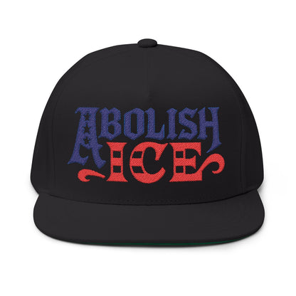 Abolish ICE Embroidered Snapback Hat for Statement Style