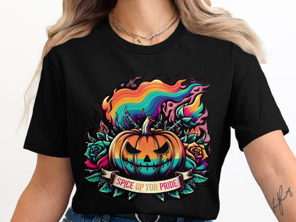 Spice Up Yor Pride Rainbow Pumpkin T-Shirt product