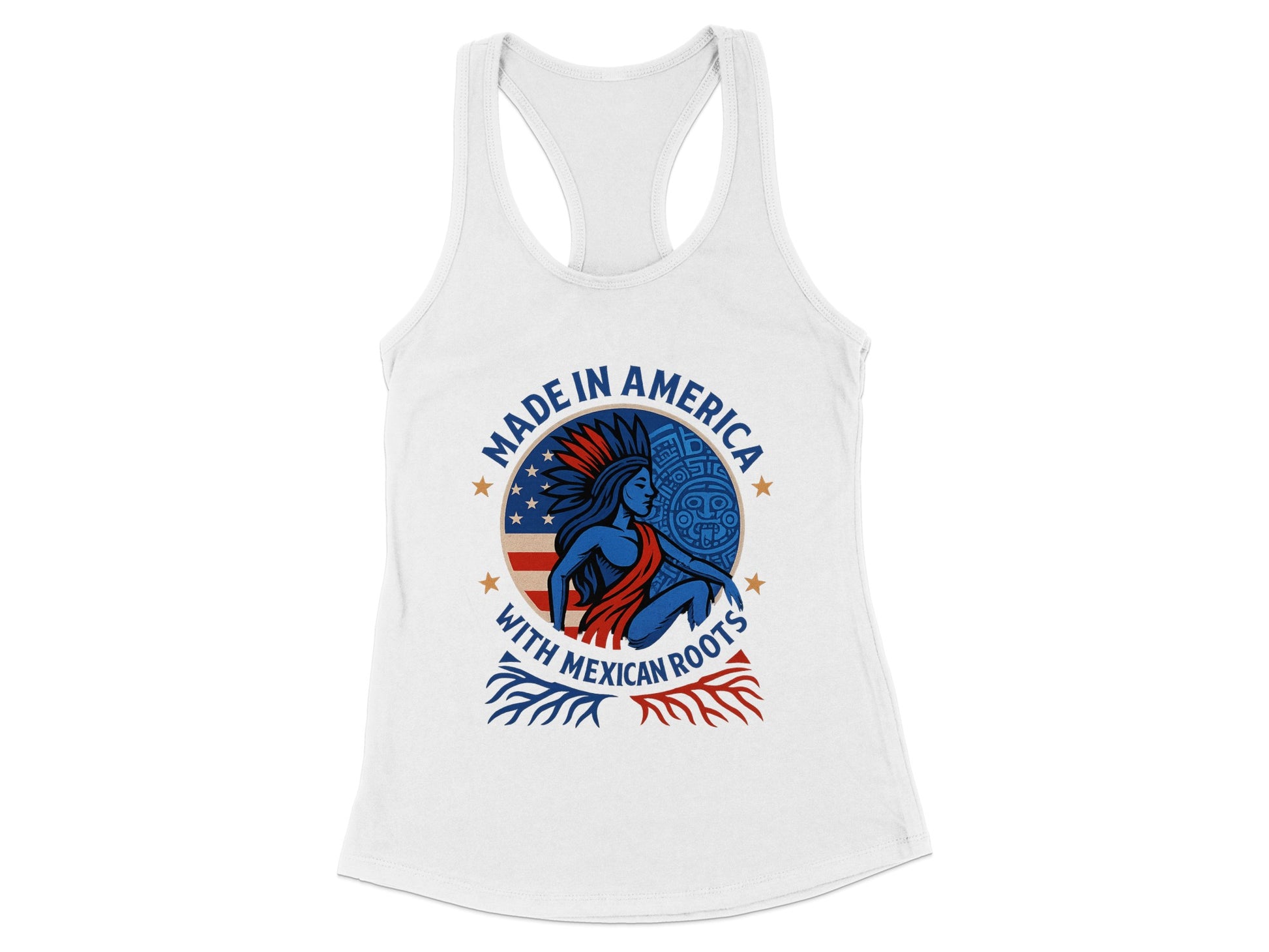 Made in America With Mexican Roots Tank Top