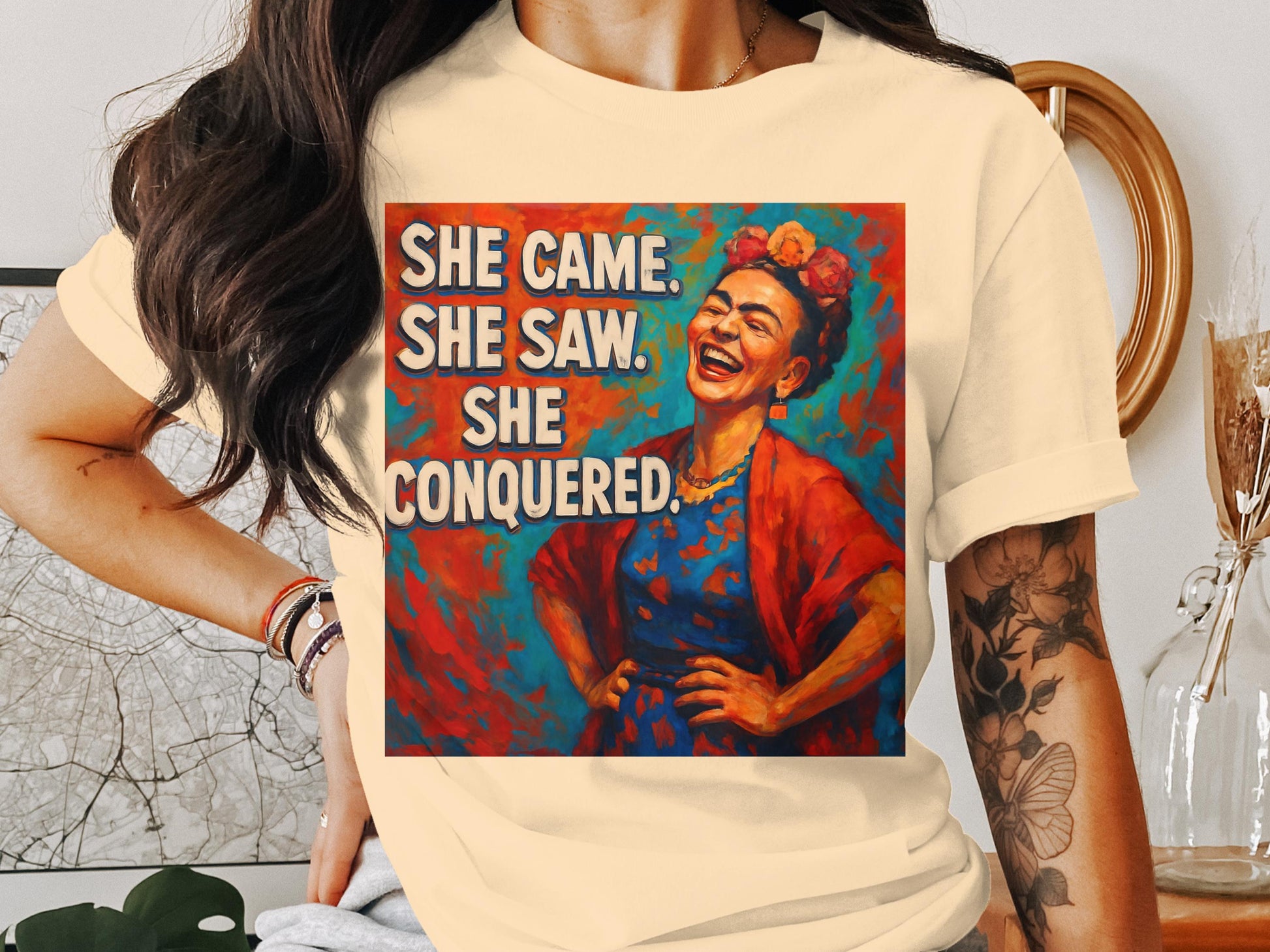 She Came Saw Conquered Graphic T-shirt product type
